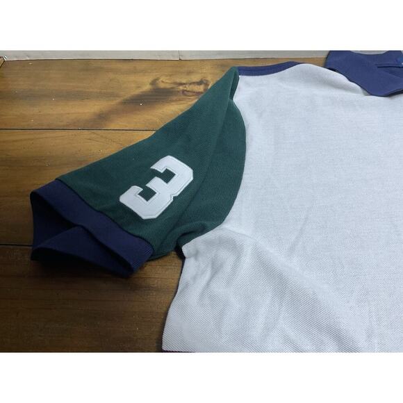 Polo Ralph Lauren Polo Shirt Gold Big Pony Men XLT Big & Tall Color Block - Picture 3 of 9